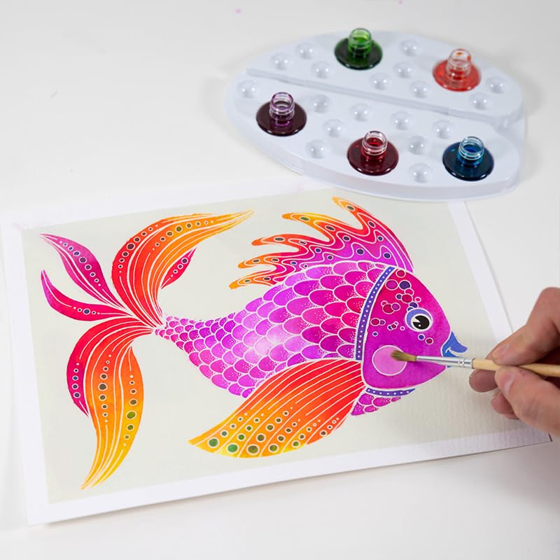 Sentosphère Aquarellum Junior Fish Watercolor Painting Kit