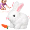 Easter Plush Interactive Realistic Bunny Robot, My Realistic Bunny Toy, Interactive Bunny Toys,Talking,Walking Twitching, and Sh