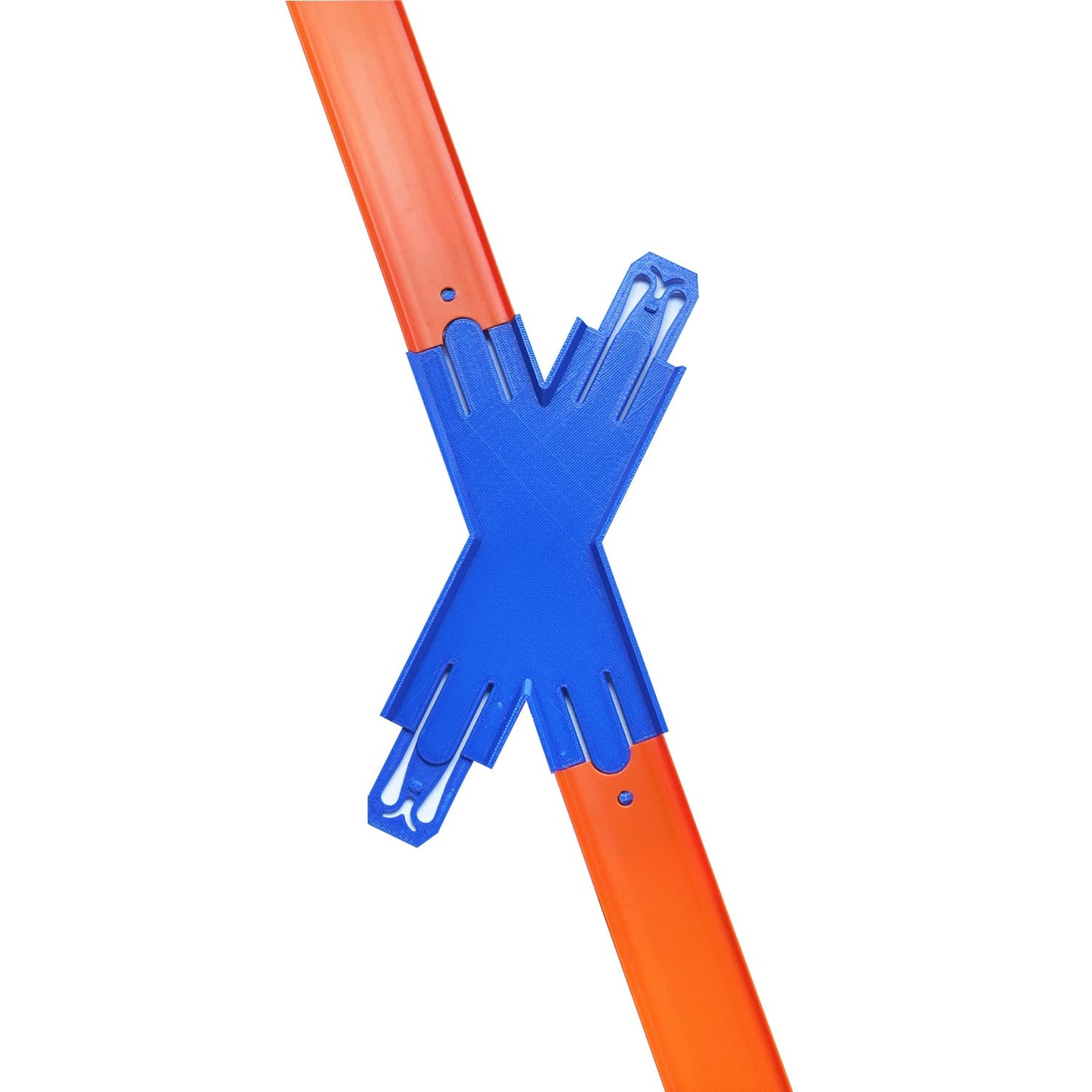 Arsunovo Racetrack Connectors Compatible With Hot Wheels,Hotwheels Track Builder,Booster,Curved Track Pieces,X Shape 1 Packs
