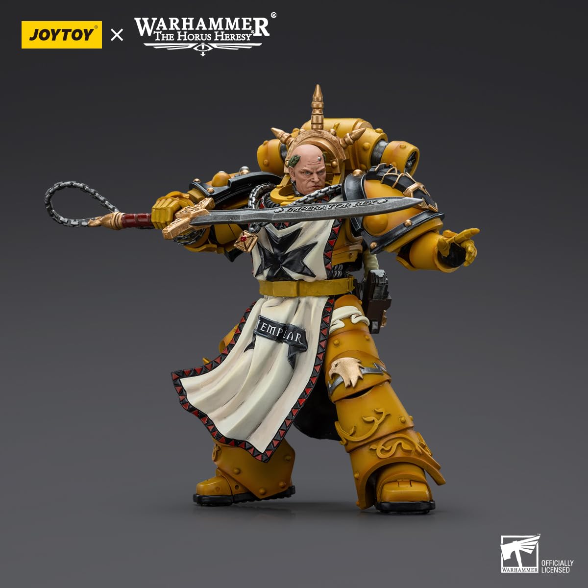 malt-inspiredISE JOYTOY 1/18 Action Figures - Warhammer The Horus Heresy Imperial Fists Sigismund First Captain of The Imperial Fists - 5 Classic Character Collectible Age 15 and Above
