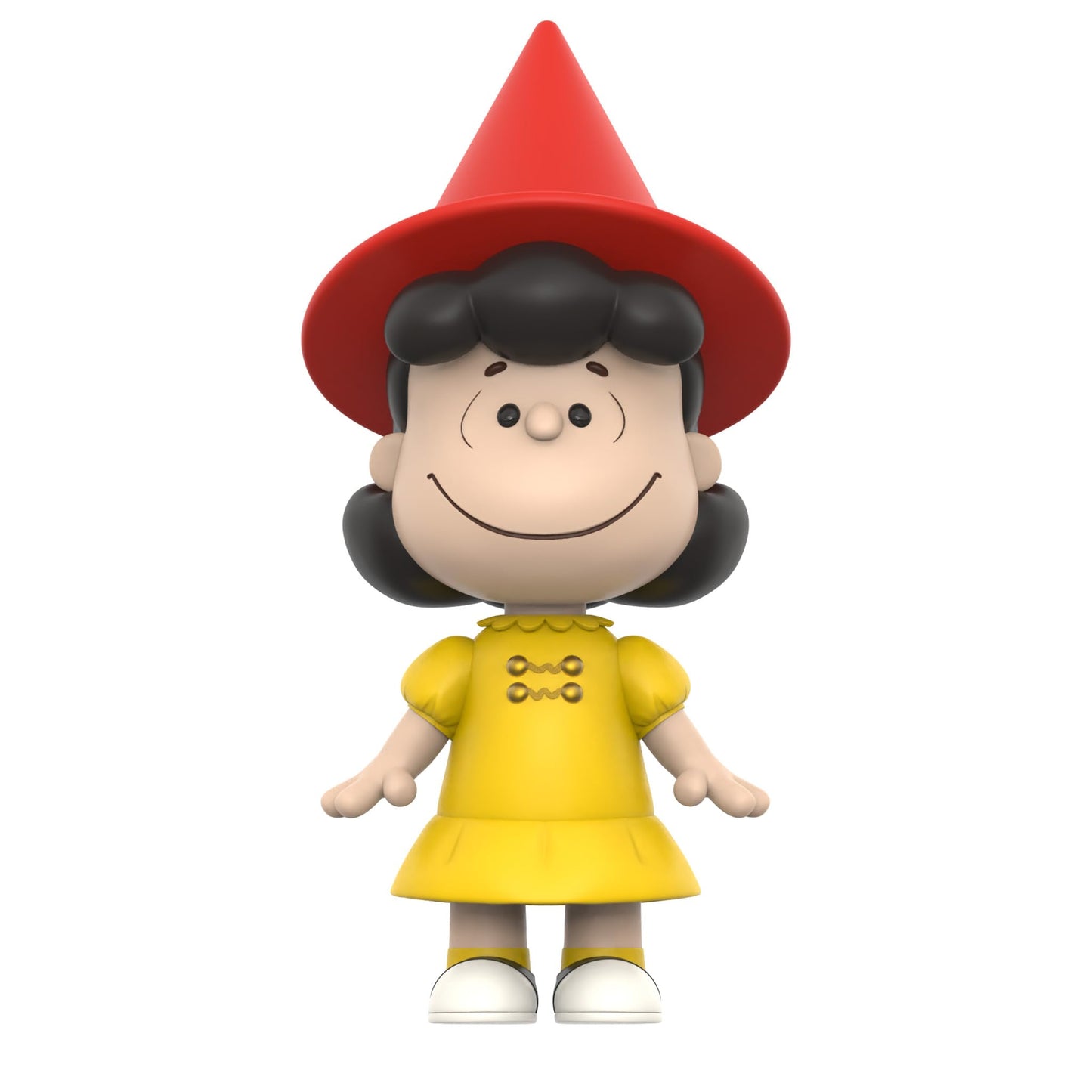 Super7 Supersize Peanuts Lucy In Witch Mask - 21' Peanuts Action Figure With Fabric Clothing Classic Cartoon Collectibles And Retro Toys
