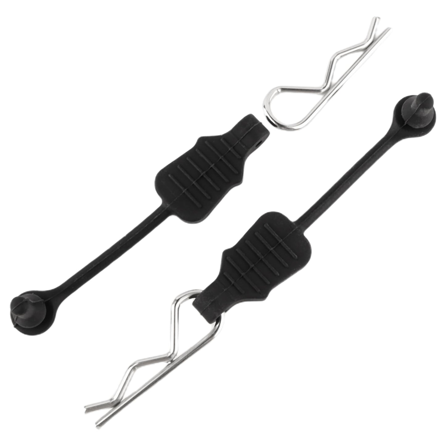 Gdool 30 Pieces 1.2Mm Rc Cars Body Clips With Pull Tabs For 1:10 1:12 Traxxas Arrma Redcat Axial Losi Hsp Hpi Kyosho Trucks Upgr