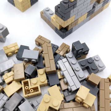 Dspitwod 120 Pieces Masonry Profile Bricks Wall Blocks Parts And Pieces Compatible For Major Brand Brick Bulk Building Toy For Kids Age 4-12 Years Old