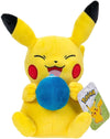 Pokemon Pikachu Plush Toy with Oran Berry 20 cm - Black Polyester Model JAZPKW2699