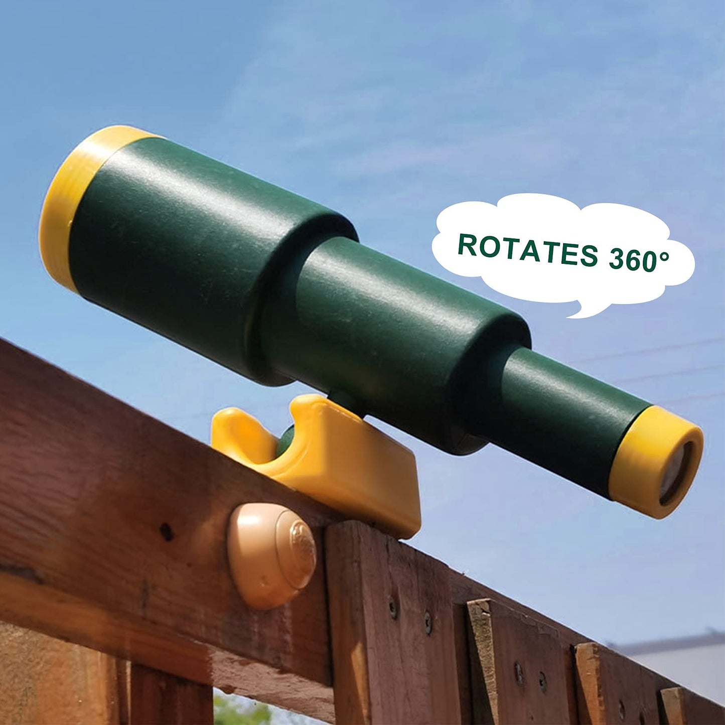 Redswing Playground Accessories For Kids, Outdoor Swingset Attachments With Pirate Ship Wheel, Toy Telescope, Telephone And Safe