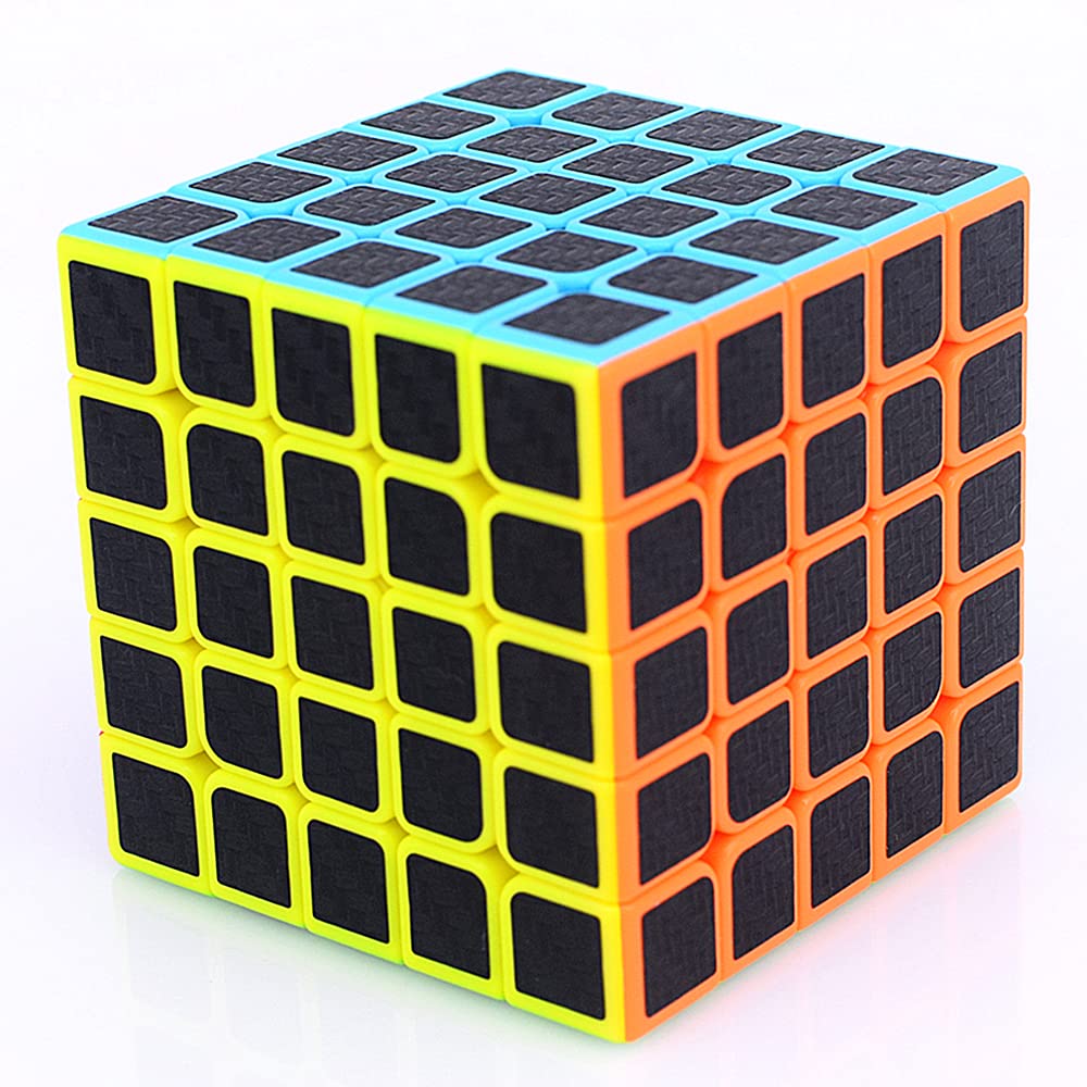 Liangcuber Qy Toys Qizheng S 5X5 Speed Cube 5X5 Puzzle Cube Carbon Fiber Version Magic Cubes