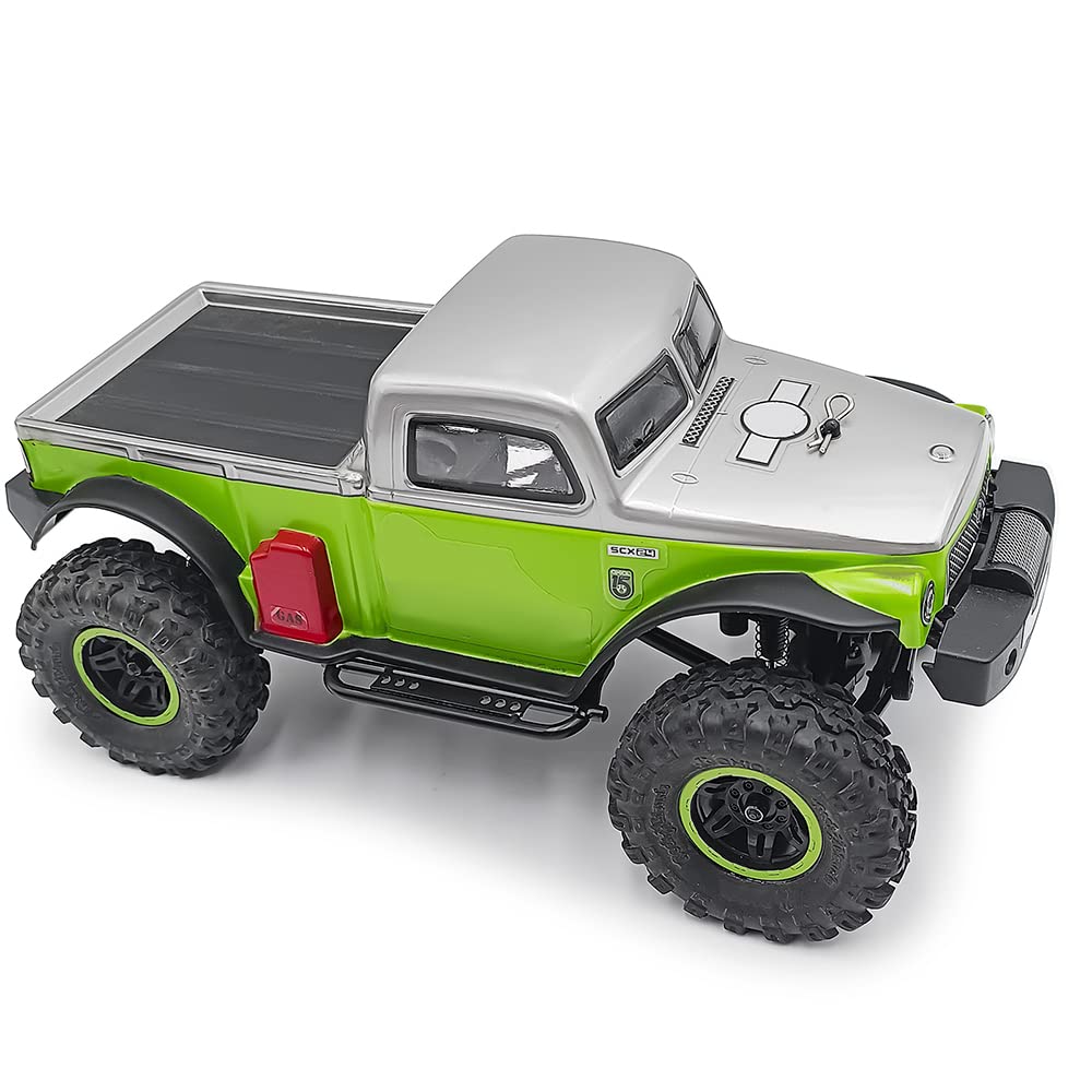 RCLIONS Metal Pedal Side Board Rock Sliders Upgrades for All Axial SCX24 Deadbolt JLU C10 CRC Bronco Gladiator 1/24th RC Crawler