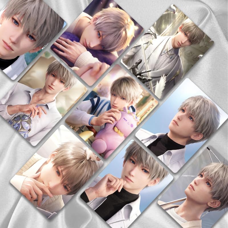 Love and deepspace Lian Yu Shen Kong Sylus Qin Che LOMO Cards Anime Game Card Cosplay 57x86mm Card Merch 50PCS (Xavier)