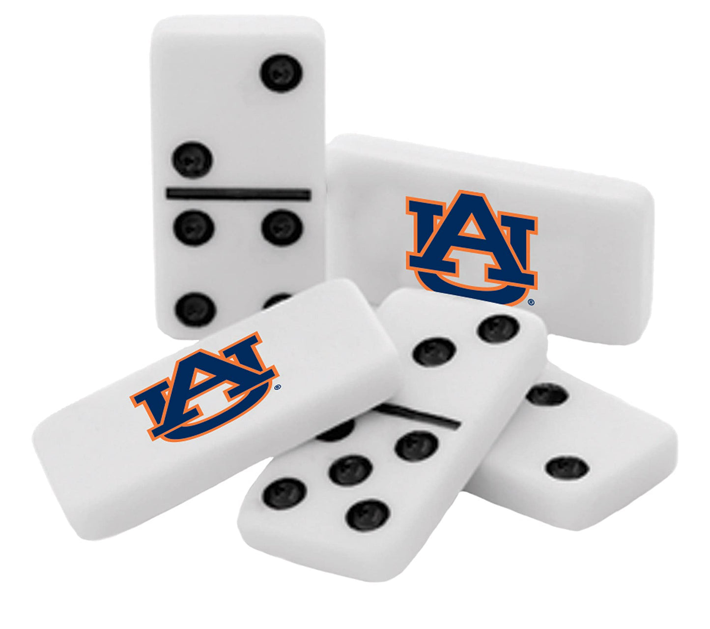 Masterpieces Ncaa Auburn Tigers Collector Edition Double Six Dominoes