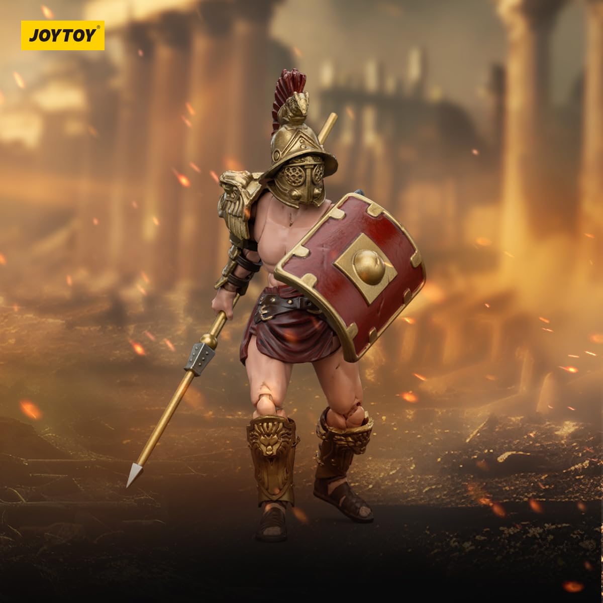 Beerise Joytoy 1/18 Action Figures - Strife Roman Roman Gladiator Thraex Gladiator - 4,Classic Character,Collectible,Age 15 And