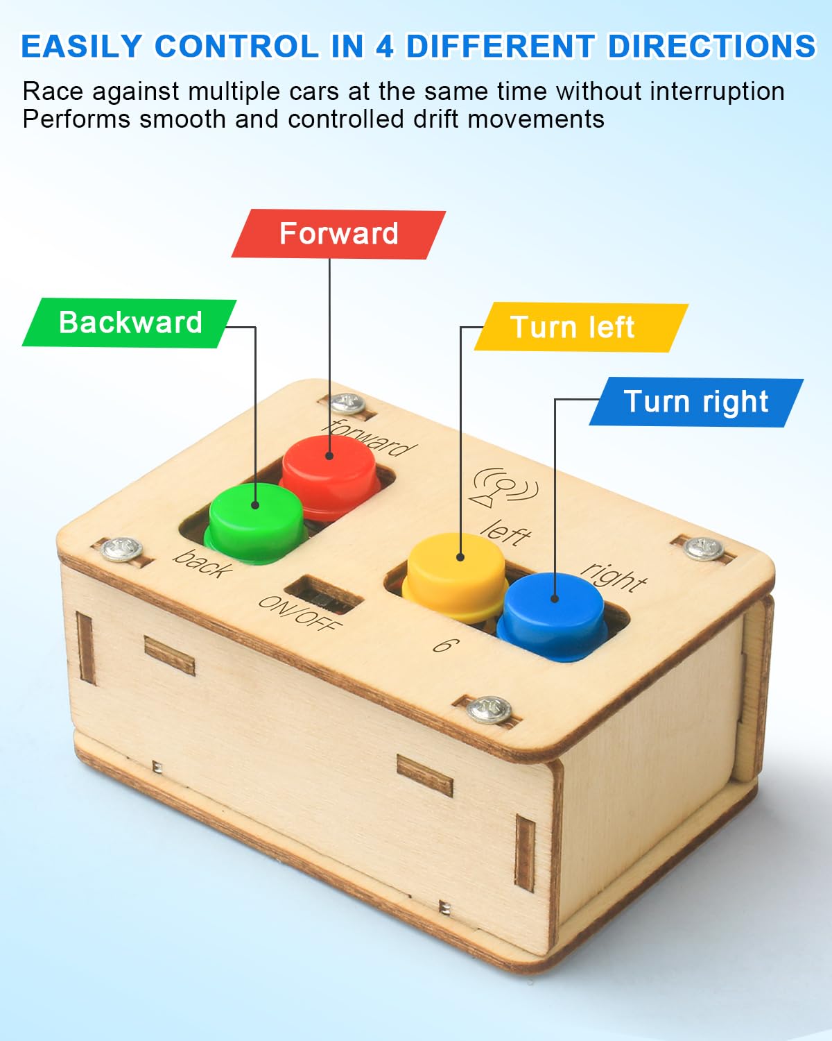 Poraxy Stem Kits For Kids Age 8-10,Toys For Boys Age 8-12,Building Remote Control Model Car,Wooden 3D Puzzles 8-13 Teenage Science Projects, Birthday Gifts For 8 9 10 11 12 13 Year Old Teen Boys Girls