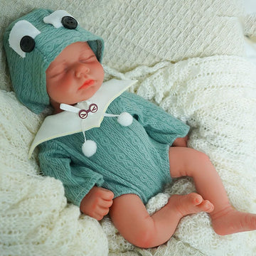 Softmary 12-Inch Full Silicone, Lifelike Reborn With Realistic Veins, Sleeping Realistic
