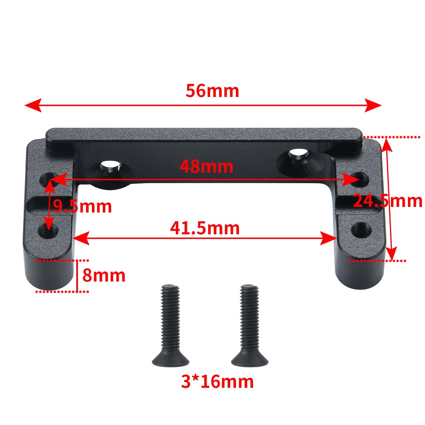 RC-Hub Aluminum Alloy Shift Servo Mount for 1/6 Axial SCX6 AXI05000 RC Crawler Car