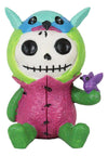 Ebros Gift Furry Bones Humphrey The Hummingbird Costume Skeleton Monster Collectible Figurine 3' H Furrybones Ossuary Macabre Halloween Accent Collector Item