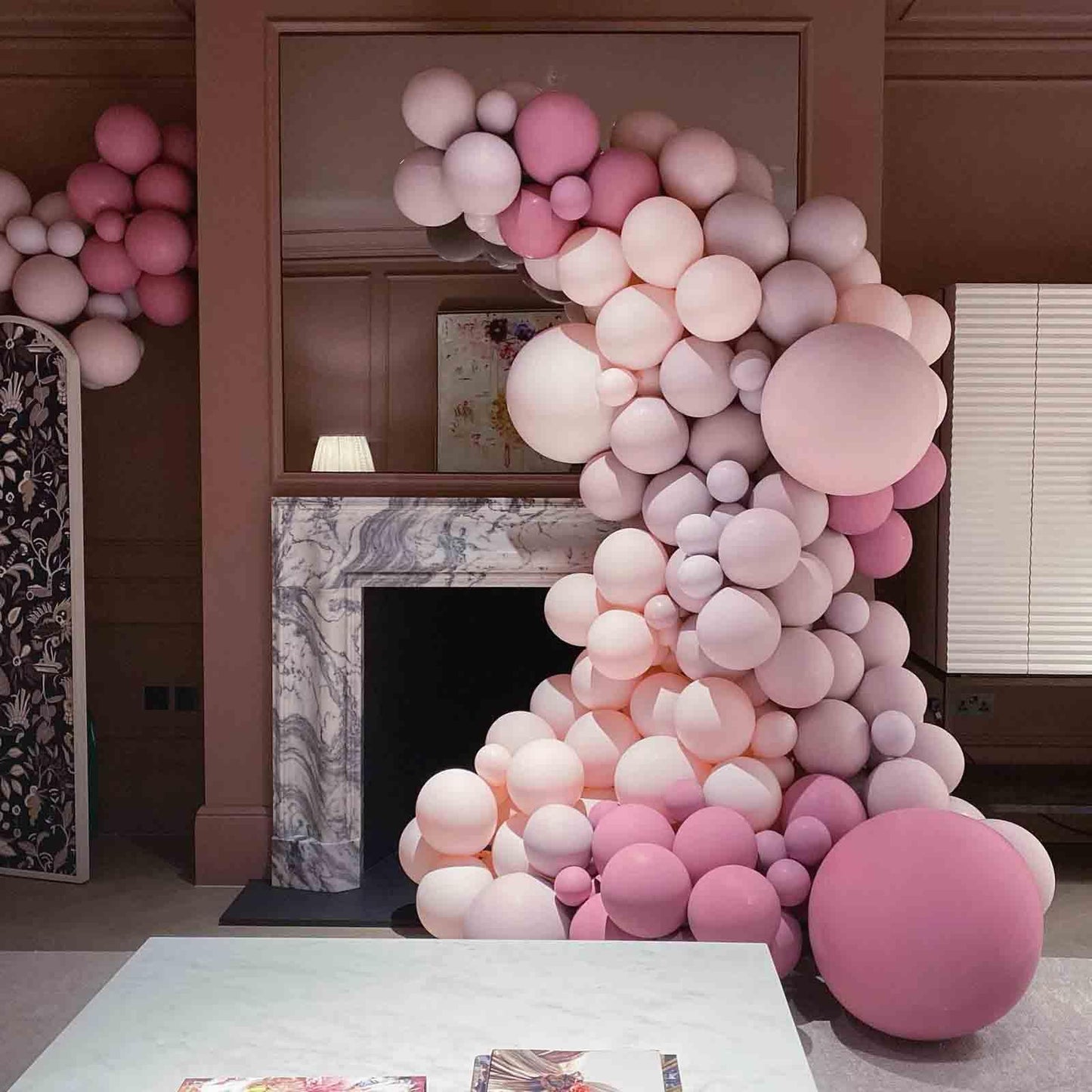 Funhot Pink Purple Balloons Set, 60Pcs Purple And Pink Party Balloon, 12Inch Pastel Metallic Purple Pink Latex Balloons Birthday