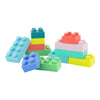 Infantino Super Soft Building Blocks, BPA-Free, 12-Piece Set, Multi-Colored, Easy-to-Hold for Babies & Toddlers