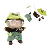 Stylish Adorable 17cm Dolls Clothes 6PCS Doll Outfits Dress-Up with Hat + Top + Pants + Glasses + Shoes + Pendant Accessories (No Dolls)