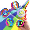 4 Pack Stress Relief Snapper Fidget Toy,Hand Grip Squeeze Grab Snap Sensory Toys, Party Popper Noise Maker Gift, Stress Relief D