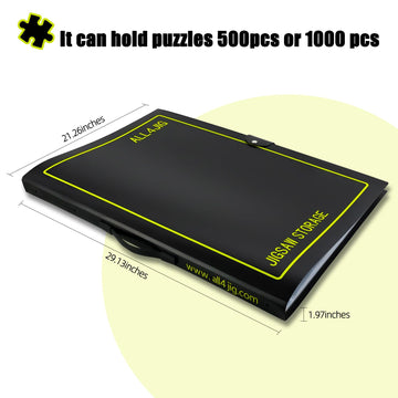 All4Jig Puzzle Storage Folder Keeper For Jigsaw Enthusiasts Puzzle Space-Saving Organizer Accessories For Adults Holds 20 Puzzle