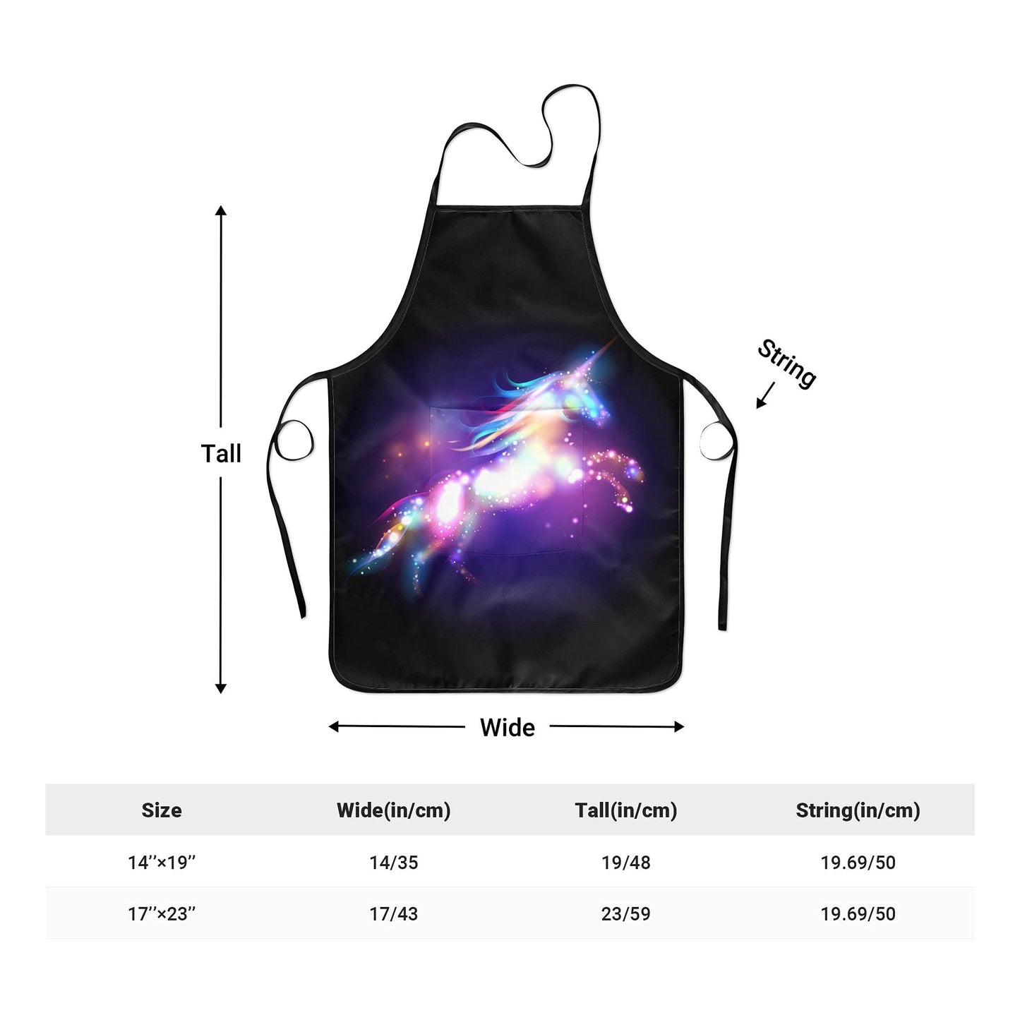 Popologa Magic Animal Apron For Girls Boys Kids Cooking Painting Aprons Art Smock Supplies Toddler