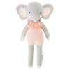 Cuddle + Kind Eloise The Elephant Regular 20'' Hand-Knit Doll - 1 Doll = 10 Meals, Fair Trade, Heirloom Quality, Handcrafted In