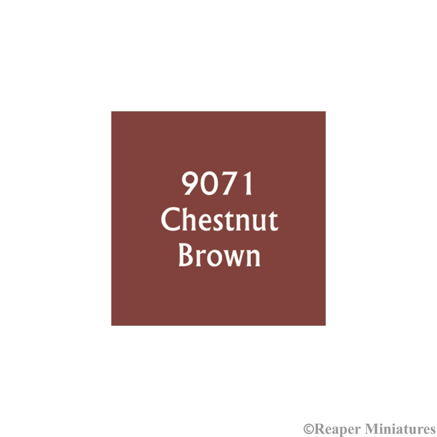 Reaper Miniatures Paints Paint Chestnut Brown 1/2 Oz Rpr 09071
