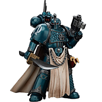 JOYTOY Warhammer 40K 1/18 Action Figures Alpha Legion Legion Praetor with Power decorative replica blade 4.9Inch Collectible Model Birthday Gifts