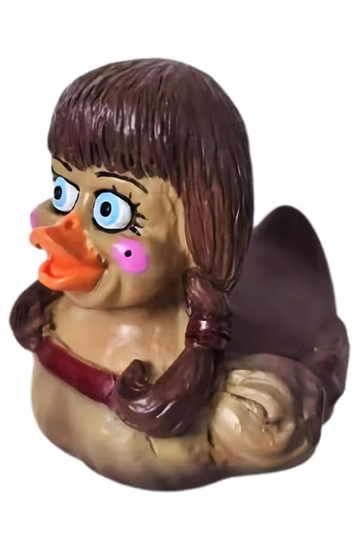 Jabubeagup Unique 3D Printing Duck, 3 Inch Gothic Satanic Duck, Cyberpunk Resin Punk Ducks, Funny Duck Toys, Gifts For Friends B