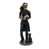 Ytc 5.5 Inch Skeledgar Allan Poe Skeleton Figurine With Book, Black