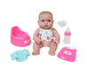 JC Toys | Lots to Love Babies Drink and Wet Gift Set | 14 All Vinyl Doll with Potty and Accessories