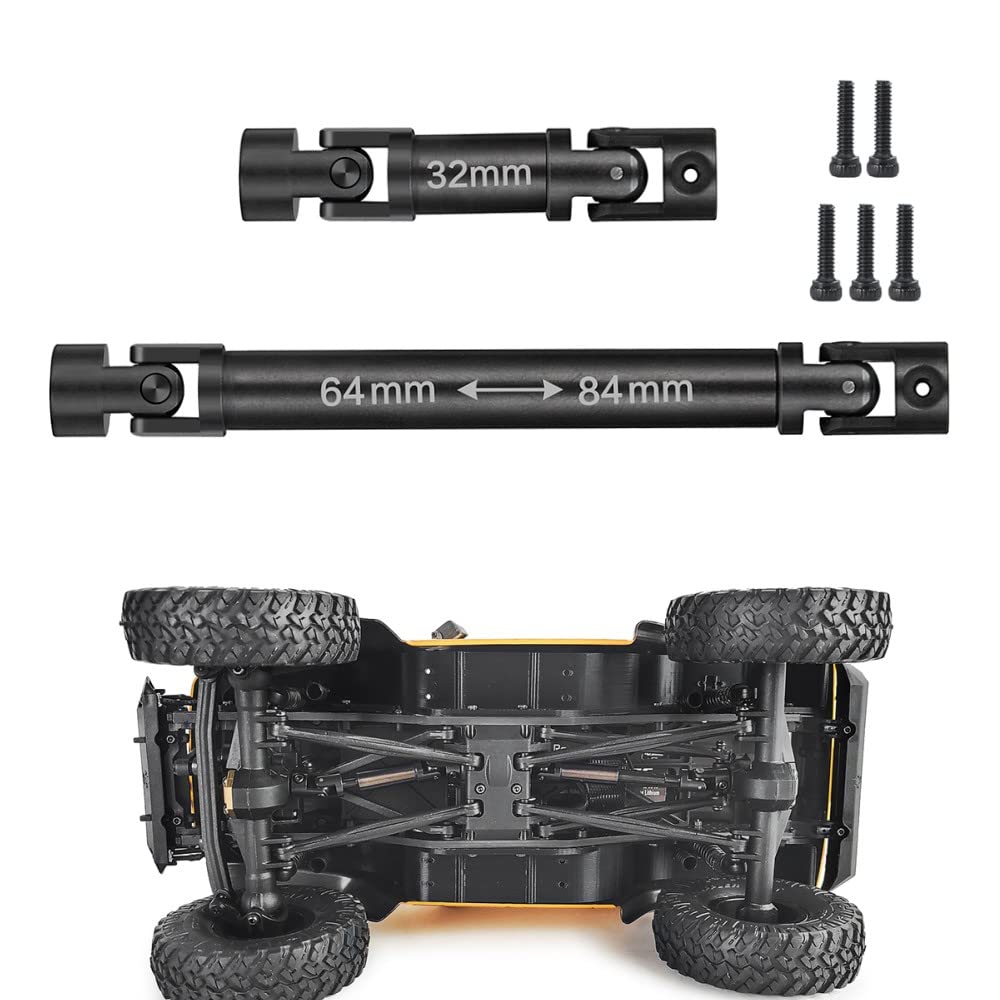 Steel Drive Shaft Cvd 64+32Mm Transmission Shaft Upgrades For 1:24Th Axial Scx24 90081 Axi00001 Axi00002 Rc Crawler Car Accessor