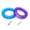 Kaiciuss Kite String Hoop For Kids, Blue & Purple Kite Spool Set, Kite Handle Kit With 300 Feet Line For Each Kite Reel Winder (2 Pack)