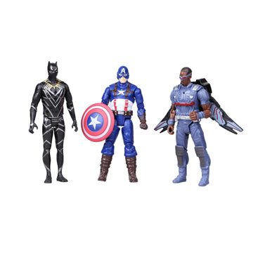 Lisuno Super Hero Series Exclusive Figure Set, 10 Collectible 6.7-Inch Action Figures - Limited Set Holiday Toy Gift For Kids -