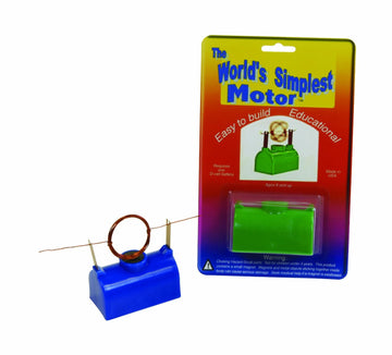 TEDCO Simplest Motor Kit for Ages 8+, Assorted Colors, Model 10103