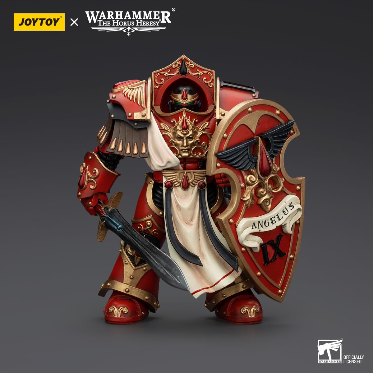 Beerise Joytoy 1/18 Action Figures - Warhammer The Horus Heresy Blood Angels Crimson Paladins Squad Crimson Paladin 3-6,Classic