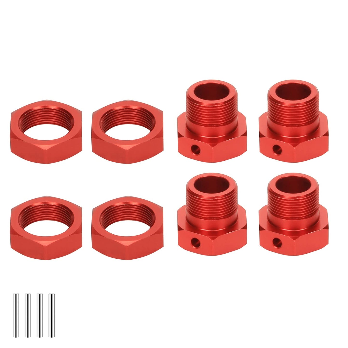 Rcawd For 1/5 Arrma 8S Upgrades, Kraton 8S & Outcast 8S Wheel Hex & Wheel Nut 24Mm, Wheel Hub Adaptor Parts #Ara310928#Ara310929