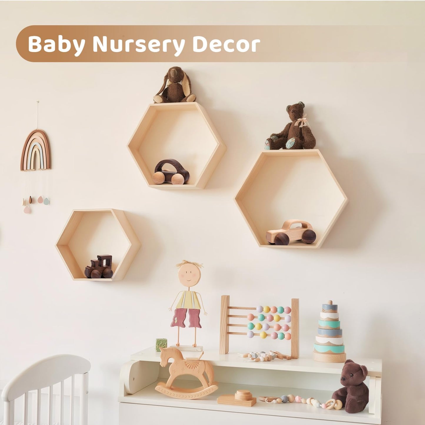 3Pcs Wooden Baby Toys,Baby Grasping Toys Push Car Toys Montessori Toys Wooden Toy Vehicles,#1