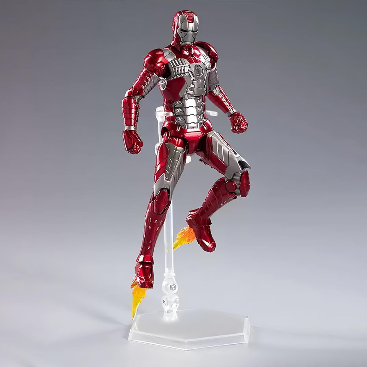 Hiplay Zd Toys 1/10 Anniversary Non-Luminous Edition Iron Men Mk5 1906-05 Action Figures