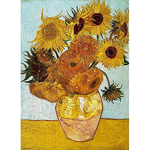 MaxRenard Game Jigsaw Puzzle 1000 Pieces and Up for mature-themed Fine Art Collection Toy Van Gogh Sunflowers