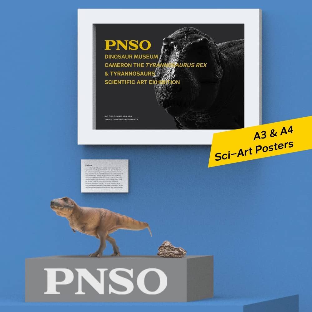 Pnso Dinosaur Museums Series (Cameron The Tyrannosaurus Rex 1:35 Scietific Art Model)