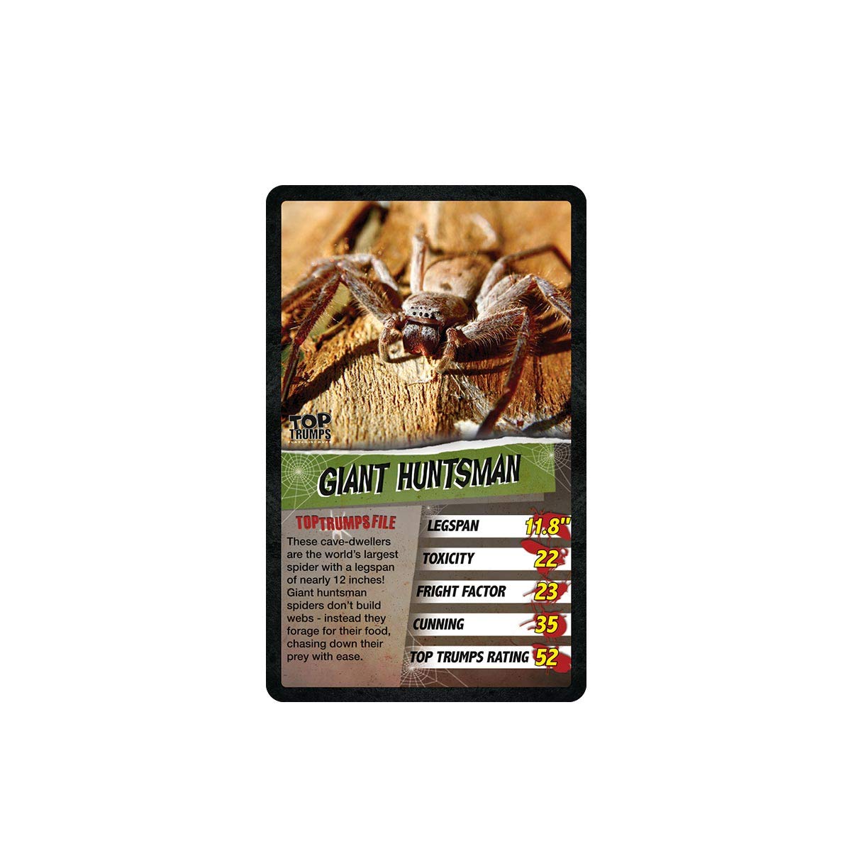 Top Trumps Card Game Spiders - Family Games For Kids And Adults - Learning Games - Kids Card Games For 2 Players And More - Kid War Games - Card Wars - For 6 Plus Kids