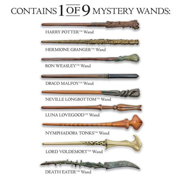 Wb 1290 Harry Potter Mystery Wand - Contains 1 Of 9 - Collectible Wands