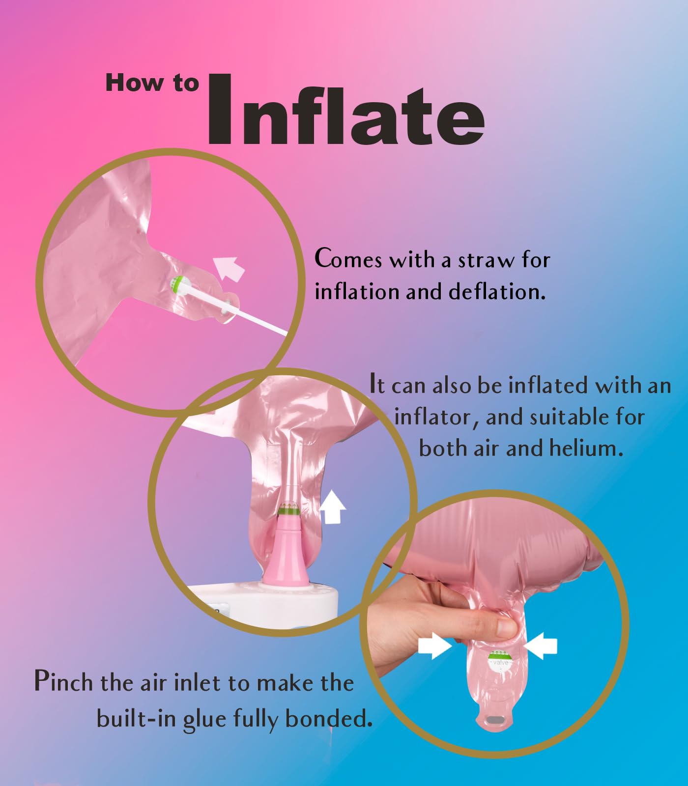 Rainbowq Party 2 Balloon Number 40 Inch For Boy Or Girl Big Pink 0-9 Foil Mylar Large 2 Number Balloon Happy 2Nd Birthday Party