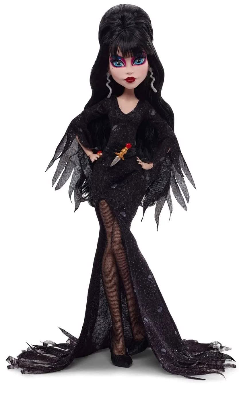 Monster High Skullector Elvira Mistress Of The Dark Doll