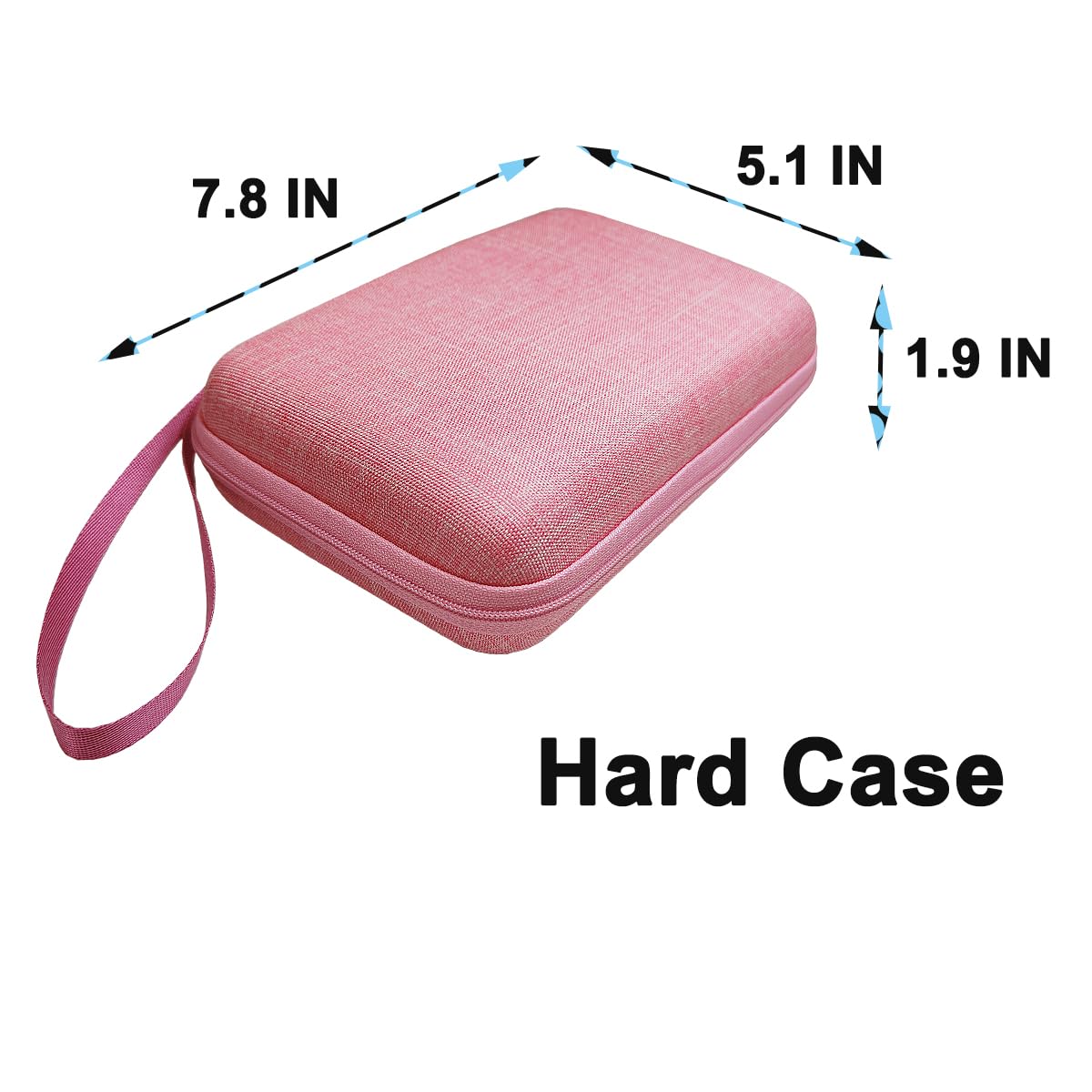 Jchpine Hard Carrying Case For Giiker Super Slide Brain Games, Protective Storage Holder For Giiker Brain Teaser Puzzles Interactive Handheld Game Console Accessories (Case Only) (Pink)