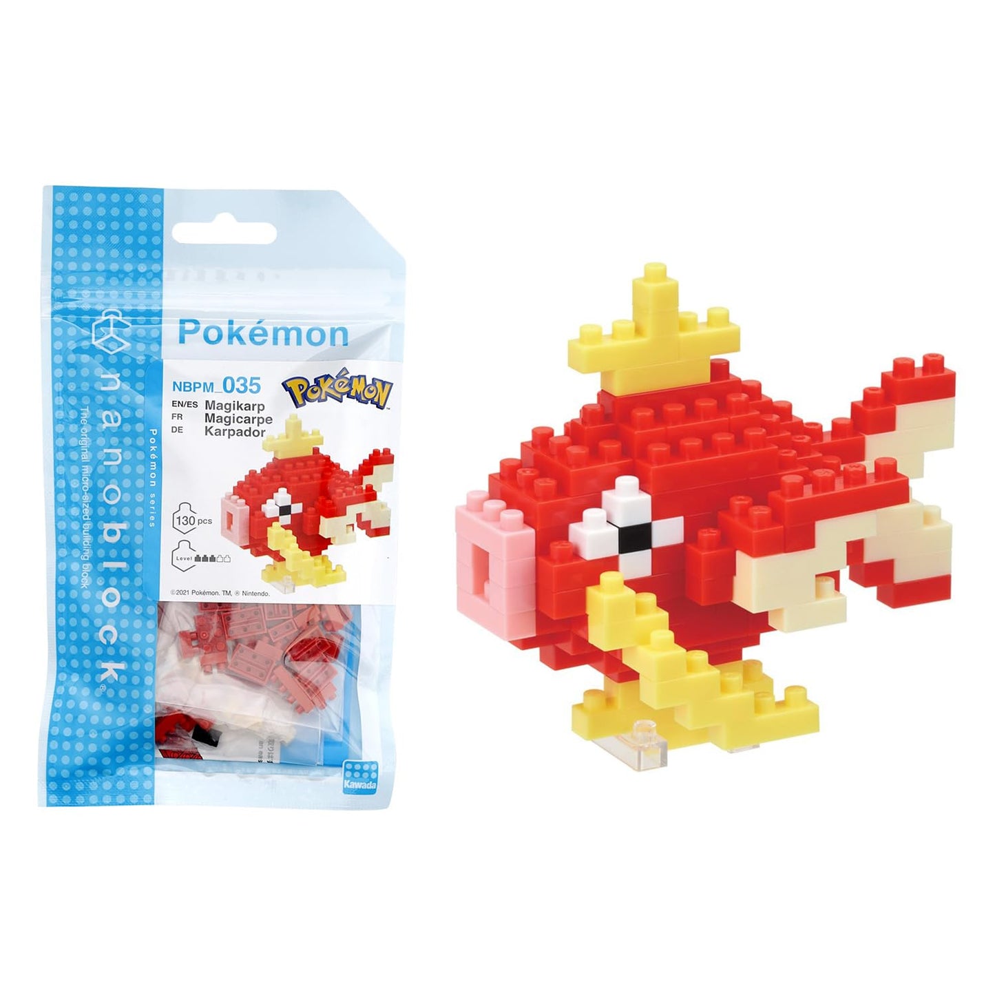 nanoblock - Pok mon - Magikarp, Pok mon Series Building Kit