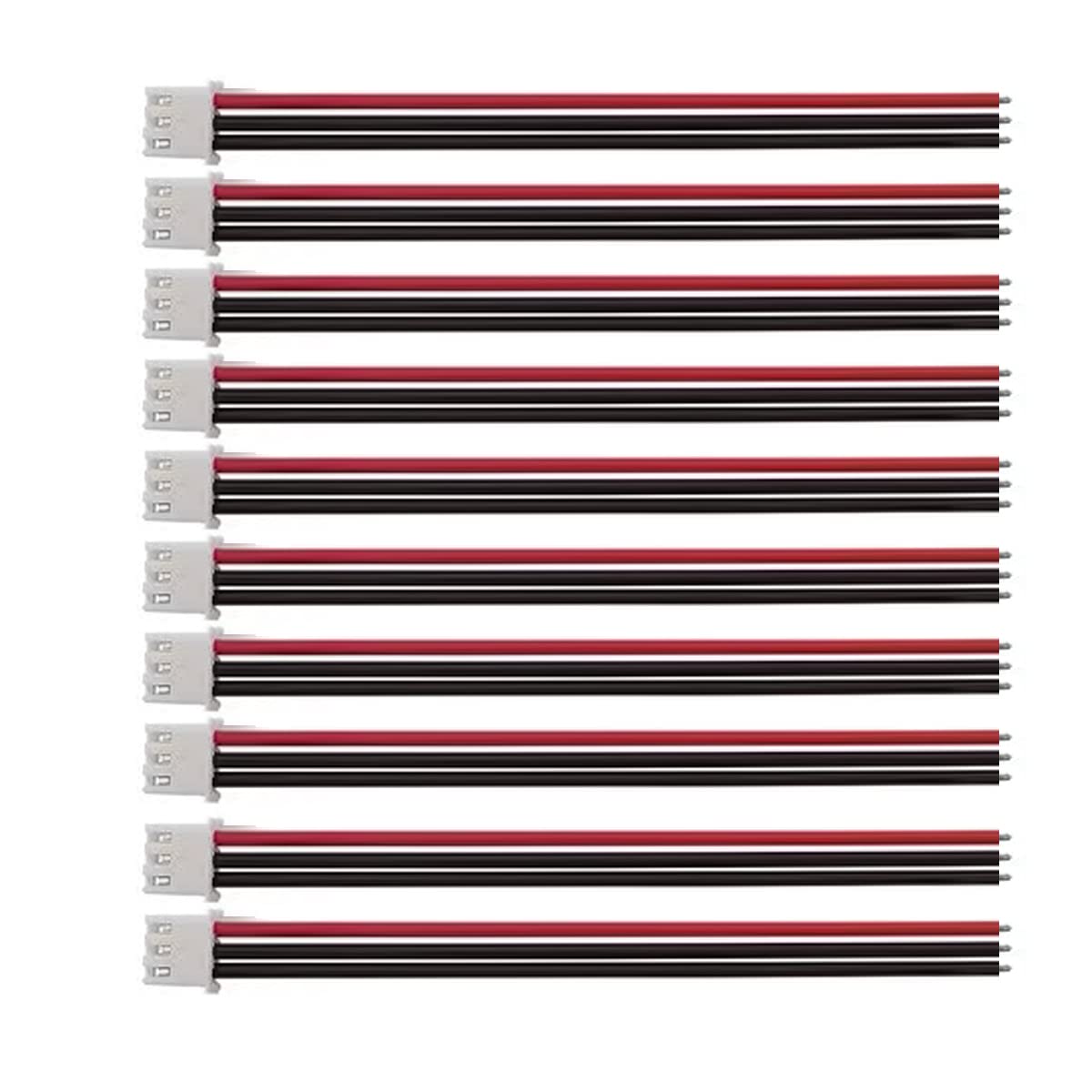 10pcs JST-XH 2S 7.4v LiPo Balance Plug Extension Cable Battery Charger Connector 22AWG for RC Drone Rechargeable Lipo