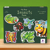 Toykraftt Toddler Puzzles Set - 3 Piece Kids Puzzle For 2-3 Years, Educational Jigsaw Puzzle | My First Insects Puzzles
