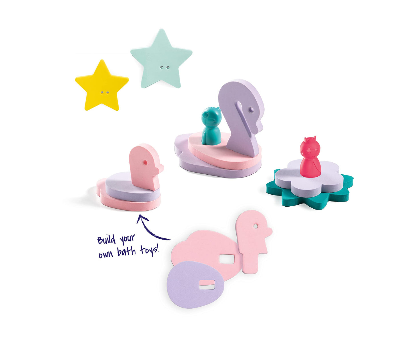 Quut | Puzzle Friends | Fairy Pond | Award Winning Children'S Bath Toy & Game