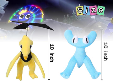 YZONU Plush Stuffed Animals - 9Pcs Horror Toys for Halloween & Christmas - Soft PP Cotton, C-9pcs, Ideal Gifts for Kids & Friends